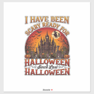 Scary Ready Halloween Haunted Castle Witch Pumpkin
