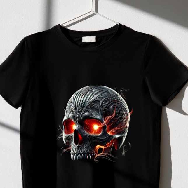 scary red Skull  T-Shirt (Creator Uploaded)
