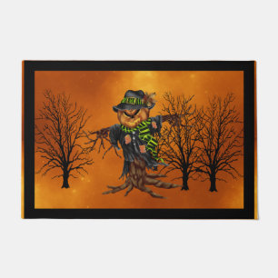 Scary Scarecrow Door Mat