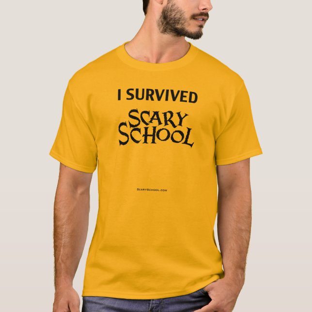 Scary School Adult T-Shirt (Front)