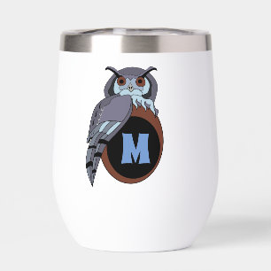 Scary Scop Owl Monogram