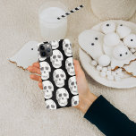 Scary Scull Black & White Pattern|Happy Halloween<br><div class="desc">Scary Scull Black & White Pattern|Happy Halloween</div>