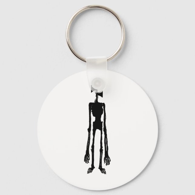 Scary Siren Meme Gamer Kids Boys Girls Xmas Gifts  Key Ring (Front)