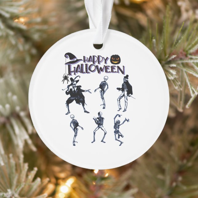Scary Skeletons Party Ornament (Tree)
