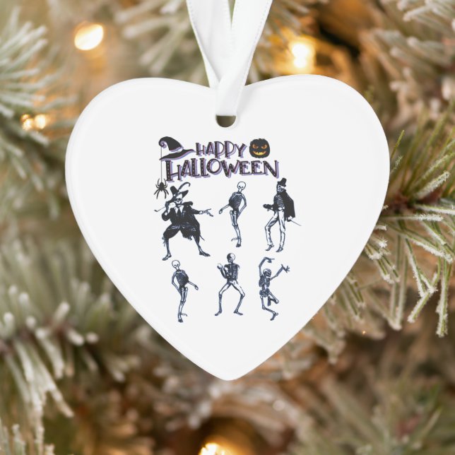 Scary Skeletons Party Ornament (Tree)