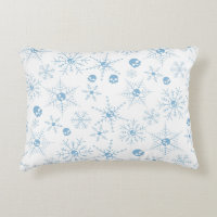 Scary skull Creepmas Christmas Snowflakes