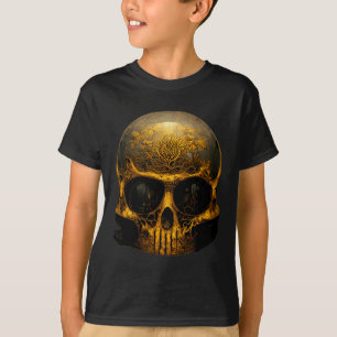 Scary Skull Face For A Creepy Halloween Costume  T-Shirt