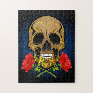 Scary skull puzzle