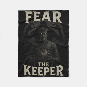Scary Soccer Goalkeeper Horror Fear The Keeper Hal Fleece Blanket