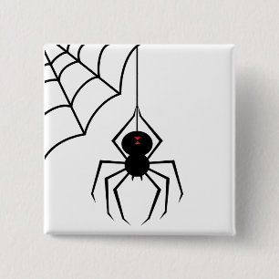 Scary Spider button
