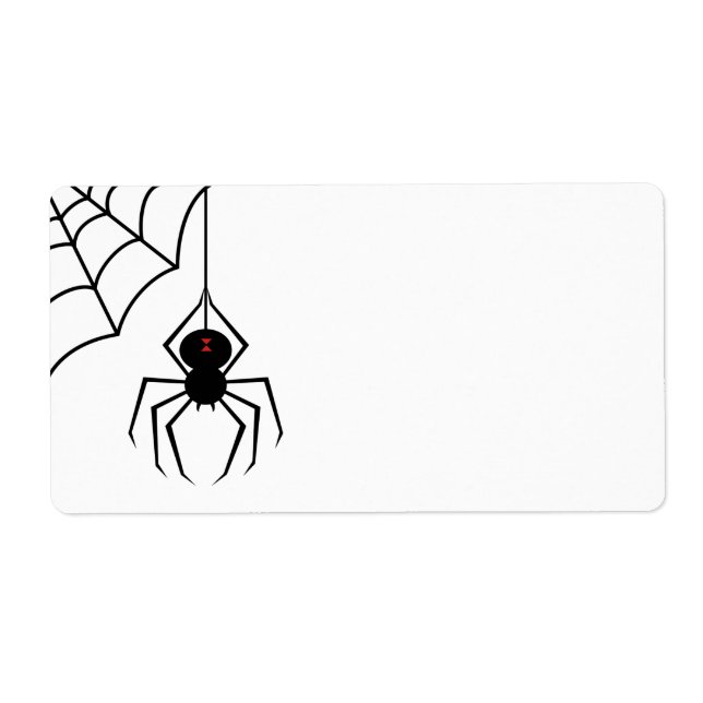 Scary Spider Labels (Front)