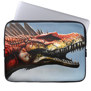 Scary Spinosaurus Dinosaur, Laptop Sleeve