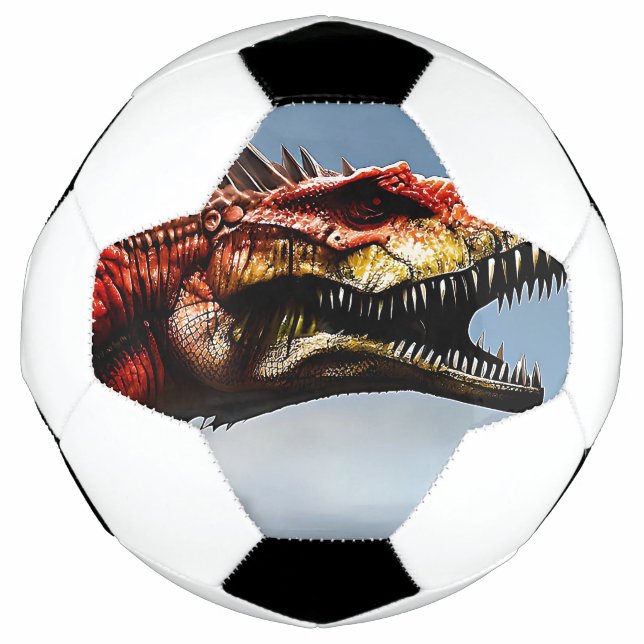 Scary Spinosaurus Dinosaur, Soccerball (Front)