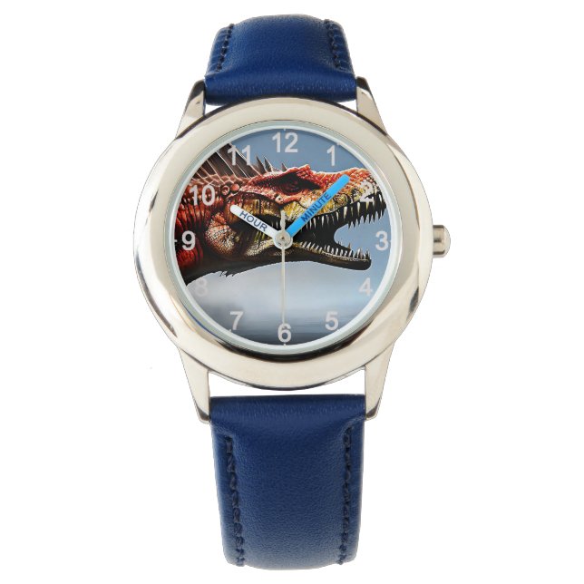 Scary Spinosaurus Dinosaur, Watch (Front)