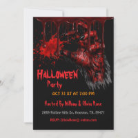 Scary Spooky Bloody Demonic Hands Adult Halloween