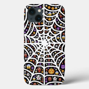Scary Spooky Cobweb Collage iPhone 13 Case