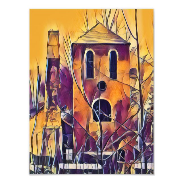 SCARY SPOOKY HALLOWEEN FUN PHOTO PRINT (Front)