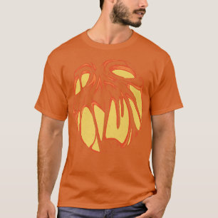 Scary spooky Halloween glowing pumpkin women men T-Shirt