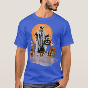 Scary spooky Halloween vibes witch funny quote  T-Shirt