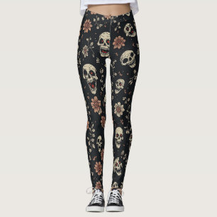 scary , spooky  leggings