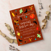 Scary Spooky Little Boo Halloween Birthday