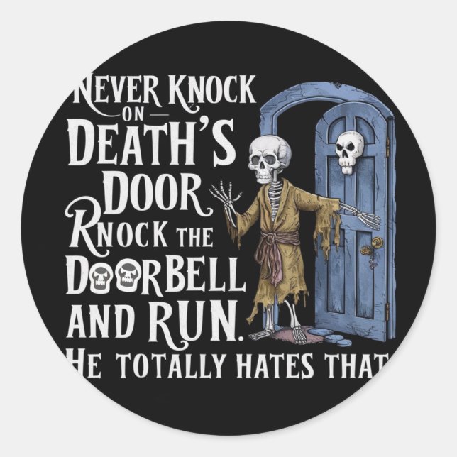 scary sticker (Front)