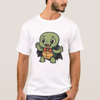 Scary turtle vampire Halloween Oversized T-Shirt