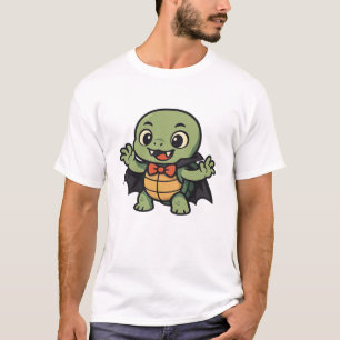 Scary turtle vampire Halloween Oversized T-Shirt