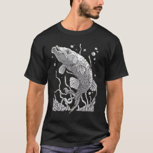 Scary underwater sea fish predator T-Shirt