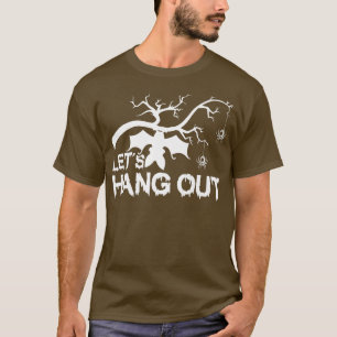 Scary Vampire Bat Lets Hang Out Halloween T-Shirt