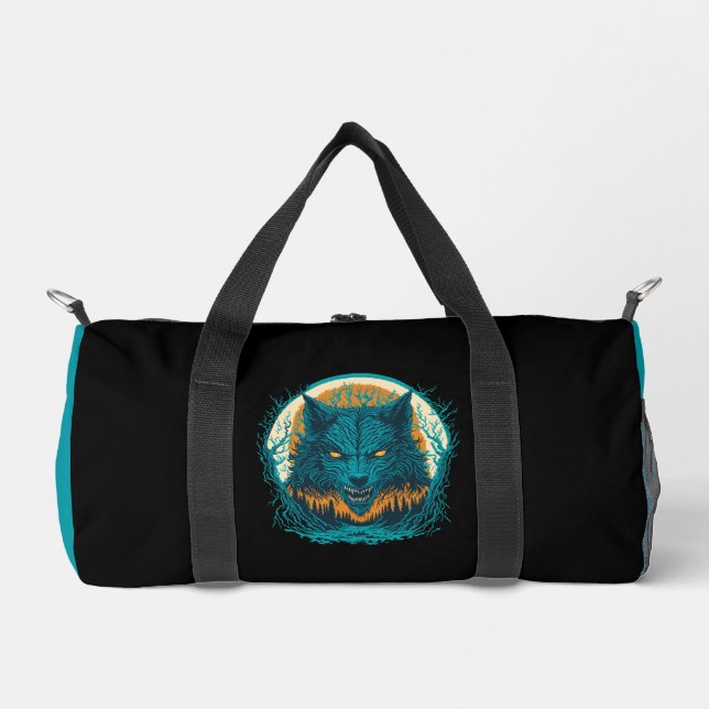 Scary Werewolf Duffle Bag (Front)