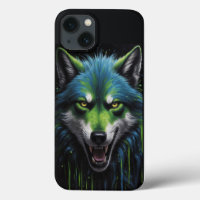 Scary Werewolf hues neon green