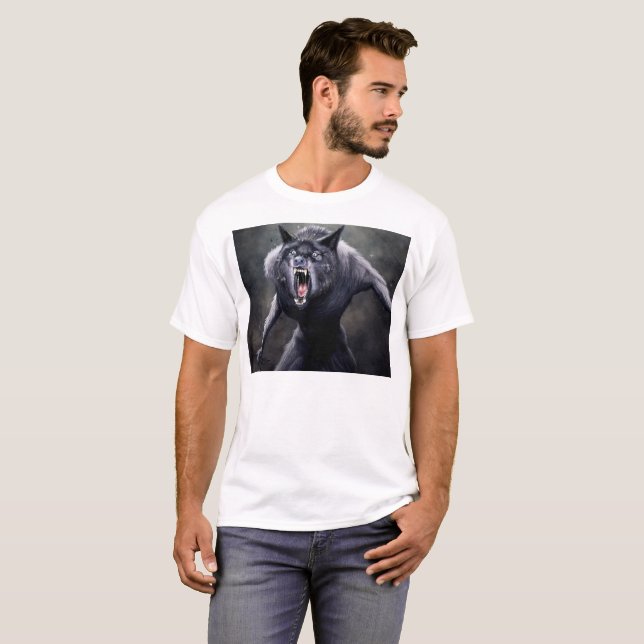scary werewolf T-Shirt (Front Full)