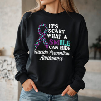 Scary What a Smile Can Hide Sweatshirt