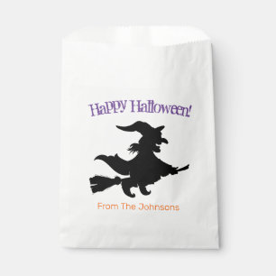 Scary Witch Halloween Paper Party Favour Bags
