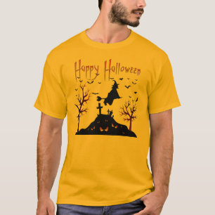 Scary Witch Happy Halloween T-Shirt