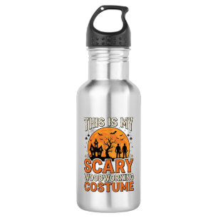 Scary Woodworking Costume Halloween Vintage Design 532 Ml Water Bottle