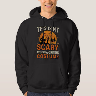 Scary Woodworking Costume Halloween Vintage Design Hoodie
