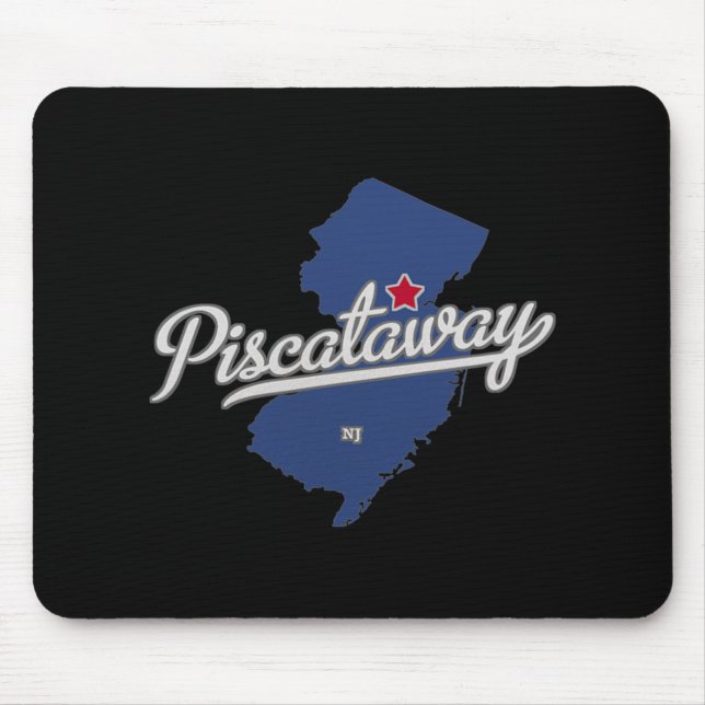 Scataway New Jersey Nj Map  Mouse Pad (Front)