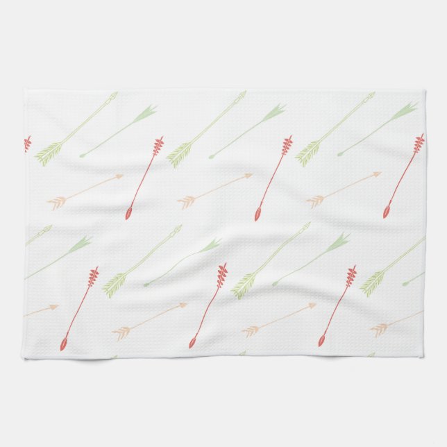 Scattered Arrows Tea Towel (Horizontal)