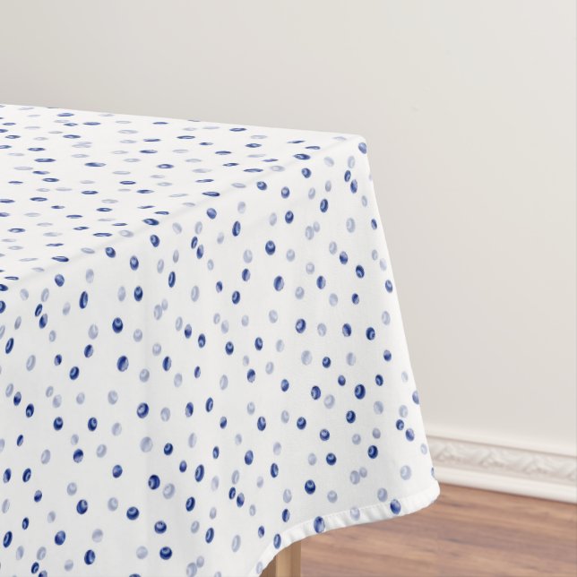 Scattered Blueberries Pattern Tablecloth (In Situ)
