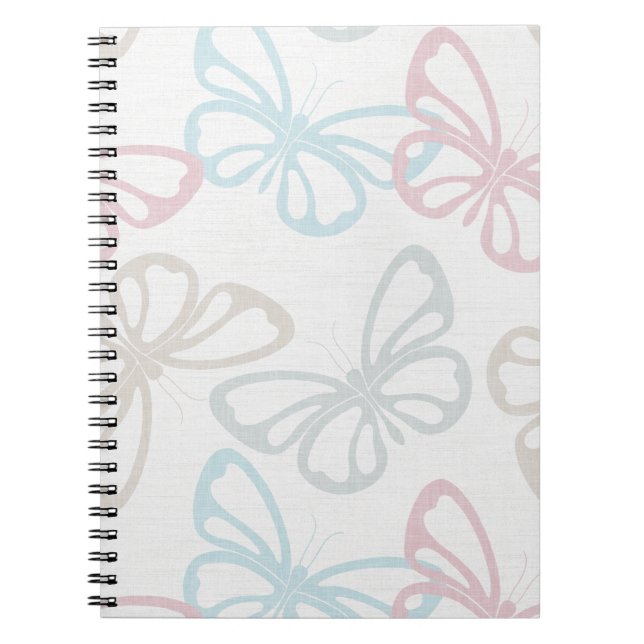 Scattered Butterflies (Large Scale) Notebook (Front)