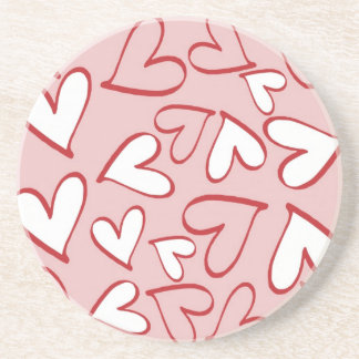 Scattered Hearts Coaster