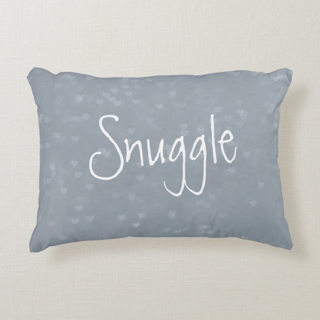 Scattered Hearts Snuggle Decorative Cushion (Front)