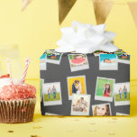 Scattered Instagram Photo Collage Wrapping Paper<br><div class="desc">Custom personalised photo wrapping paper with a collage of your square Instagram photos in fun frames. Click Customise It to move photos or add your own text. Get creative and use this fun patterned paper for more than just gift wrap. It's also great for craft projects, scrapbooking, lining shelves or...</div>