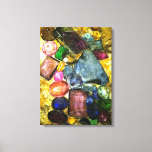 SCATTERED JEWELS GEMTONE PRINT
