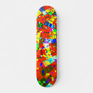 Scattered Pixels Skateboard