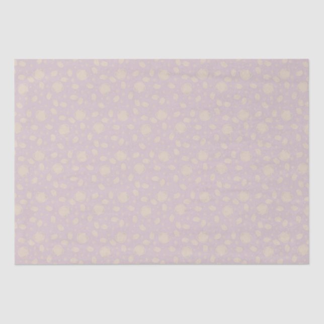 Scattered Seashells and Pearls Tissue Paper (Front)