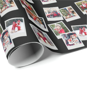 Scattered Snapshots Custom Photo Wrapping Paper