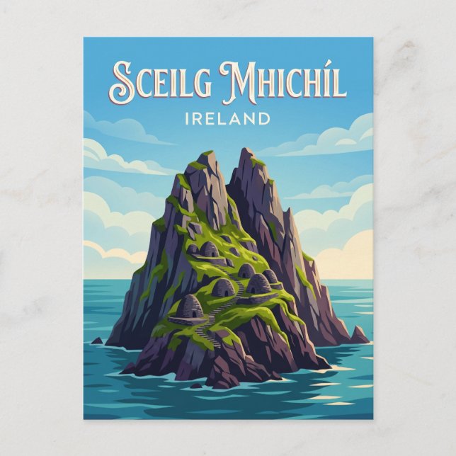 Sceilg Mhichíl Ireland Postcard (Front)